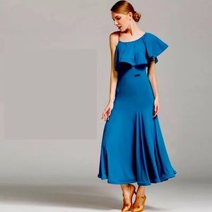Ruffle One Shoulder Dress